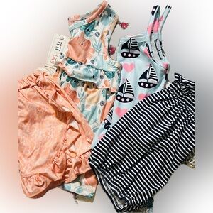 Set of 2 Pete + Lucy Girl’s Shorts Outfits New 12-18 Months